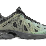 Green shoes, side view