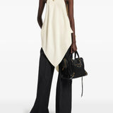 White top, full body view