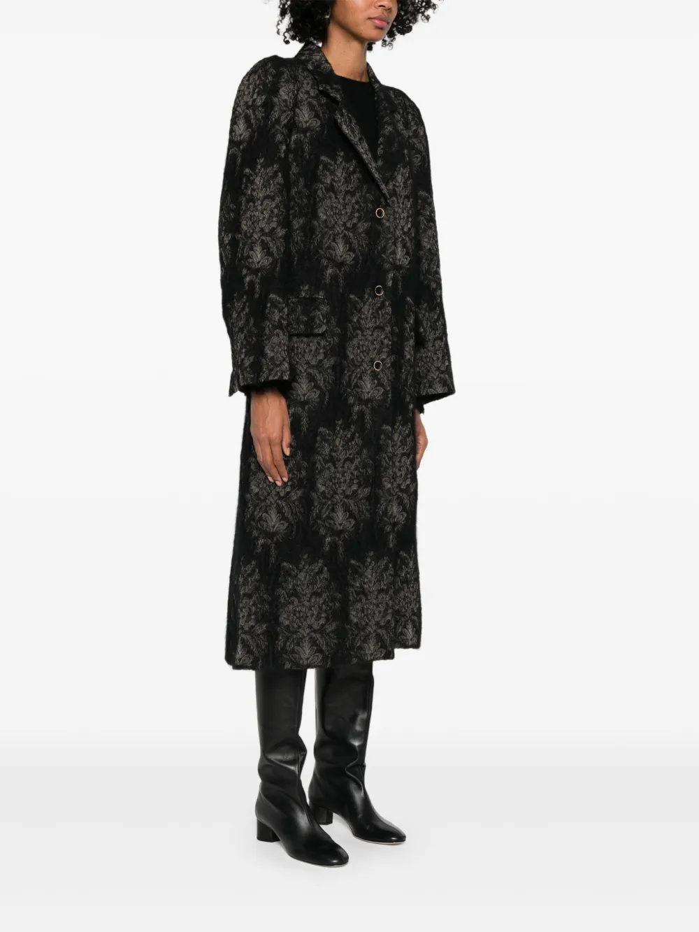 Black jackets, full body view