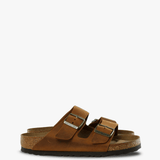 Brown sandals, front view