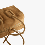 Tan bag, front view