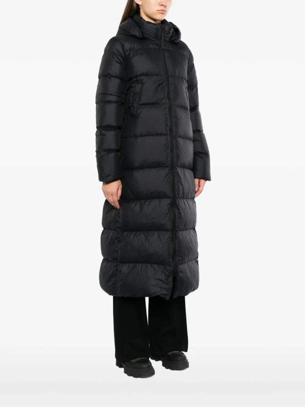 Black jacket, full body view