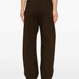 Brown pants, full body view