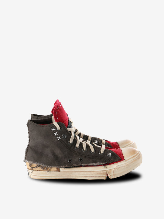 Black sneakers,front view