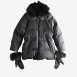 Black jacket, front view