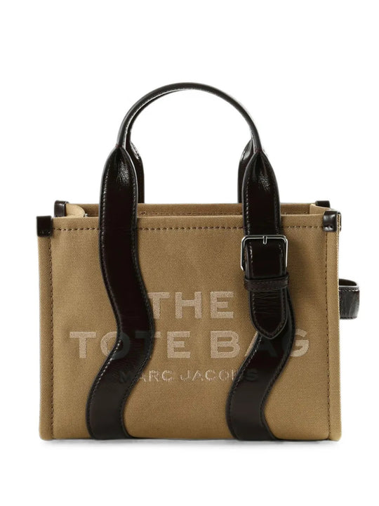 Tan bag, front view