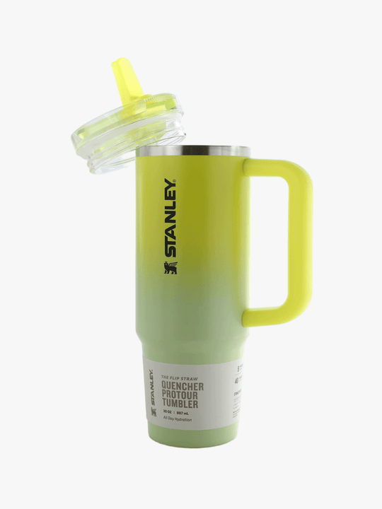 Yellow product, front view