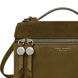 TORY BURCH - Women Romy Suede Slim Top Handle Bag