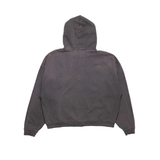 Black hoodie, back view