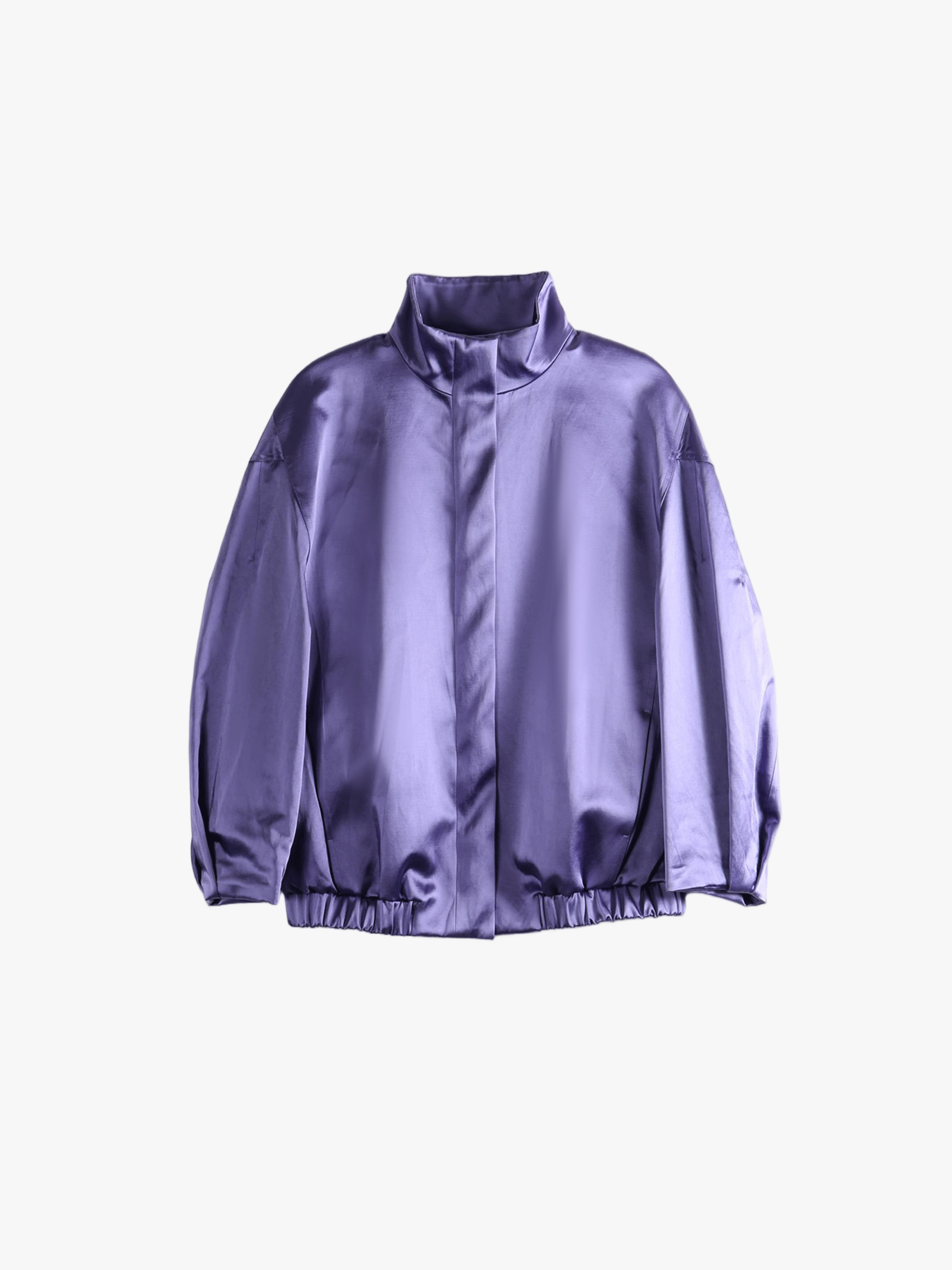 Purple jacket,front view