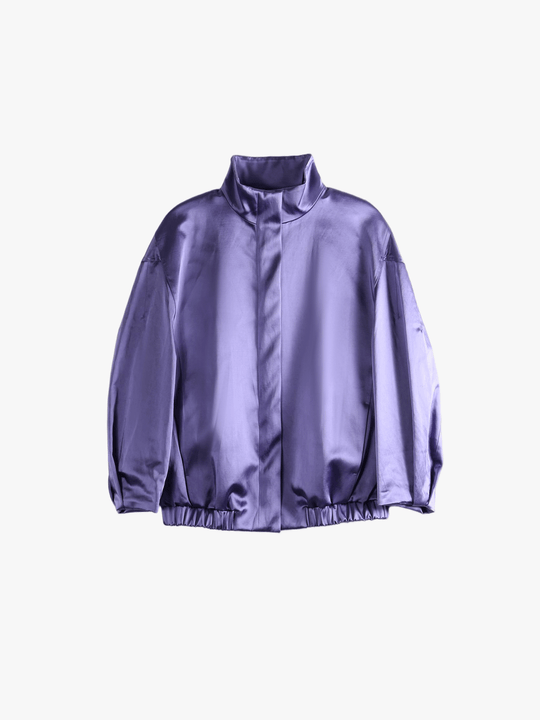 Purple jacket,front view