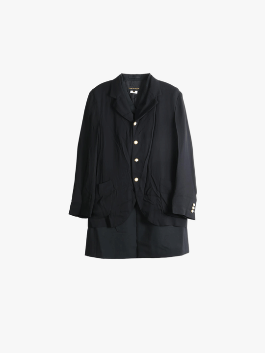 Black jacket, front view