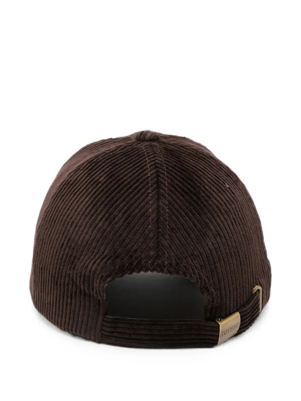 Brown hat, back view