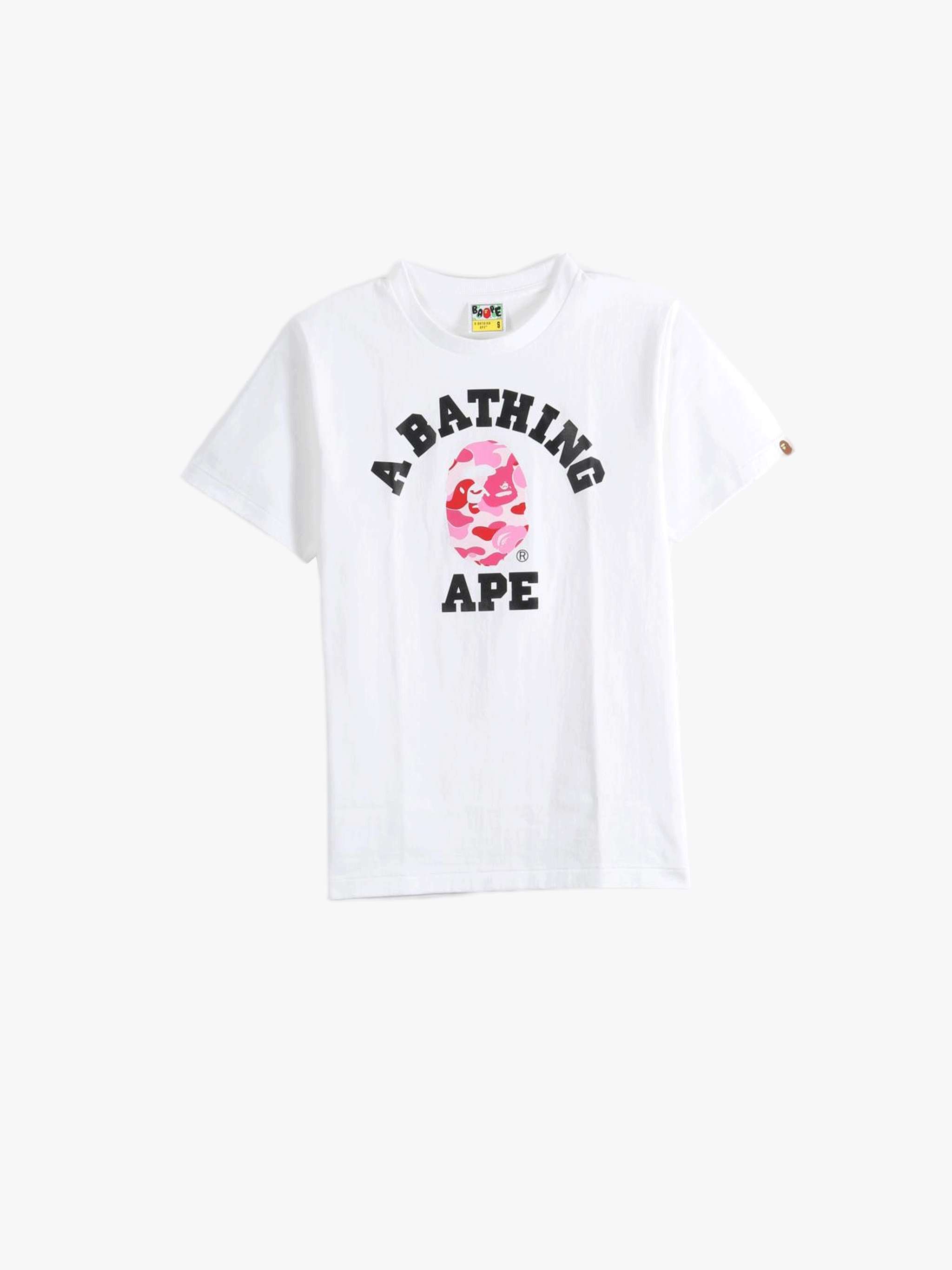 White t-shirt, front view