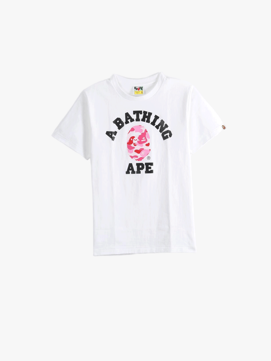 White t-shirt, front view