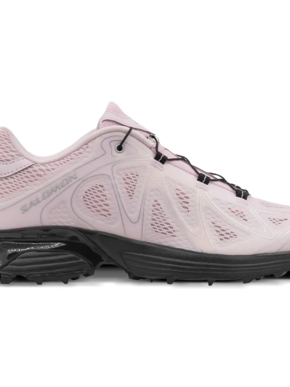 Pink sneakers, front view