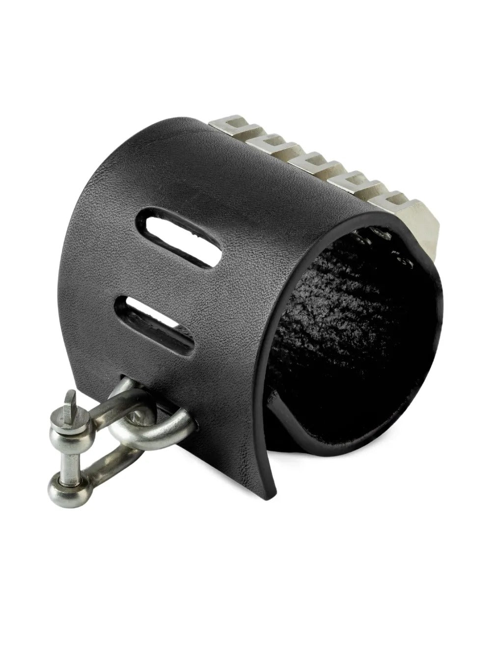 Black bracelet, back view