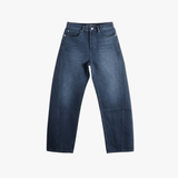 Navy jeans, front view