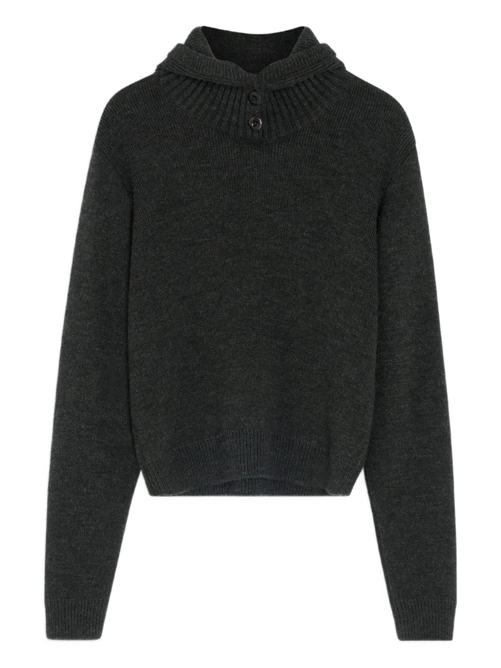 Black sweater,front view