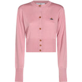Pink knitwear, front view