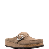 Tan sandals,side view