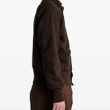 Brown jacket, front view