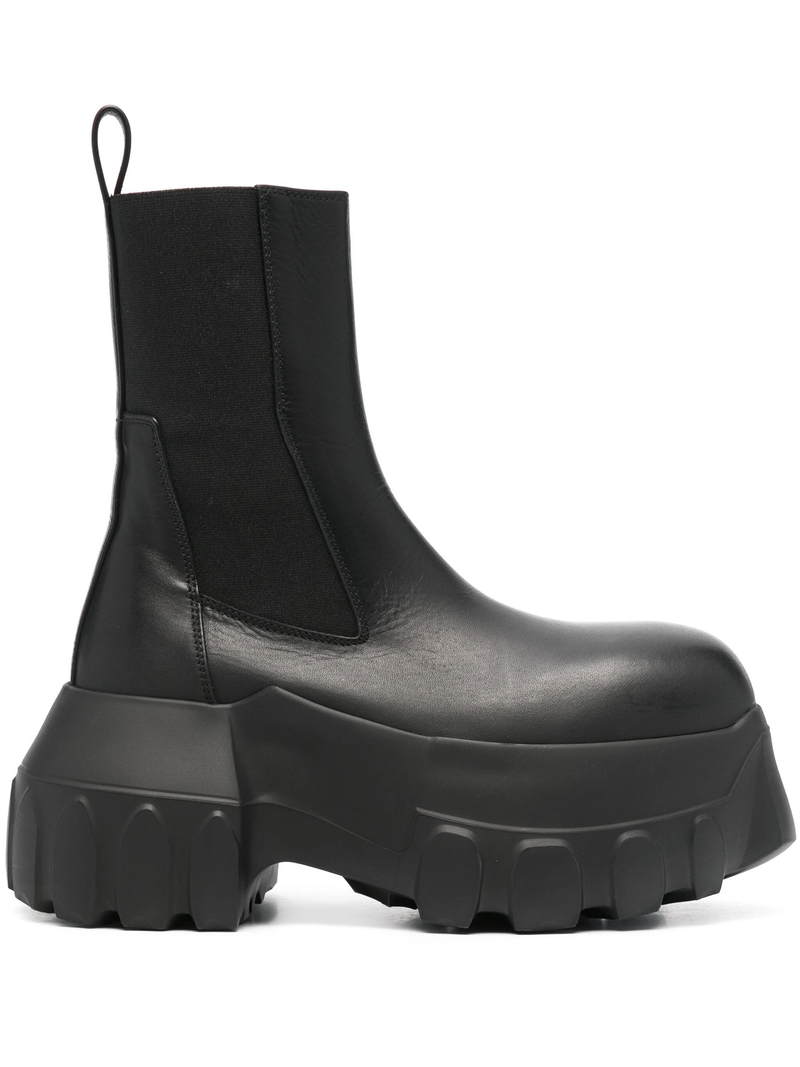 RICK OWENS - Women Beatle Mega Tractor Boots