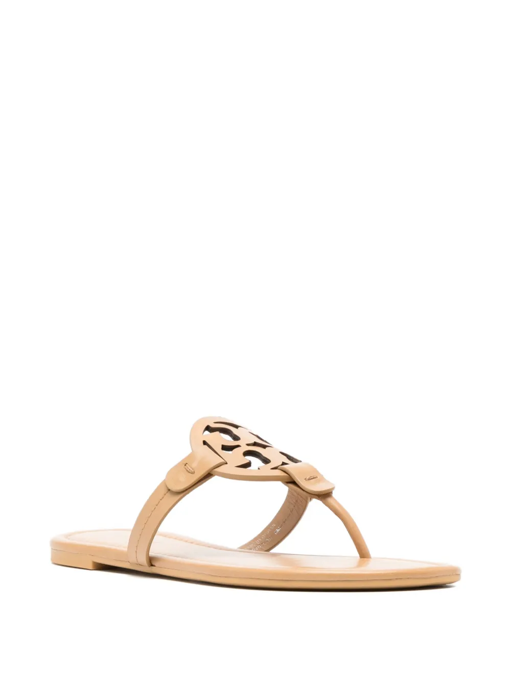 Brown sandals, front view