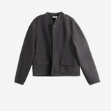 Black jacket, front view