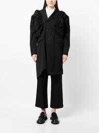 COMME DES GARCONS Women Asymmetrical Ruched jacket