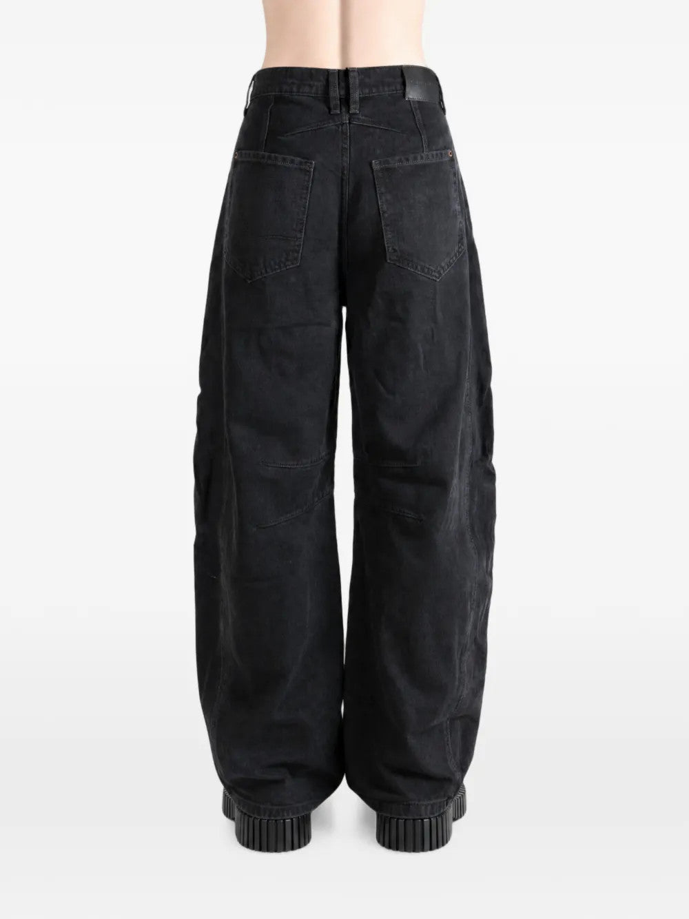 Black pants, full body view