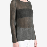 ISSEY MIYAKE - Women Chiffon Twist 2 Shirt
