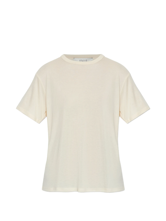 White t-shirts, front view