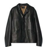 LEMAIRE - Men Leather Single Breasted Jacket