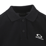 Close up of black t-shirt, showing the texture of the cotton fabric