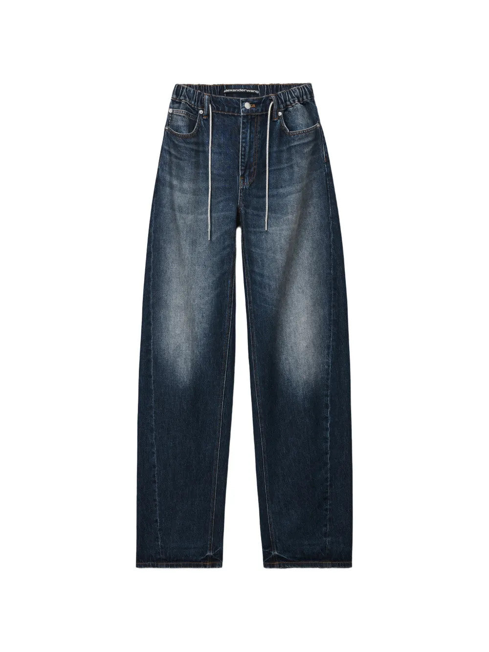 Blue jeans, front view