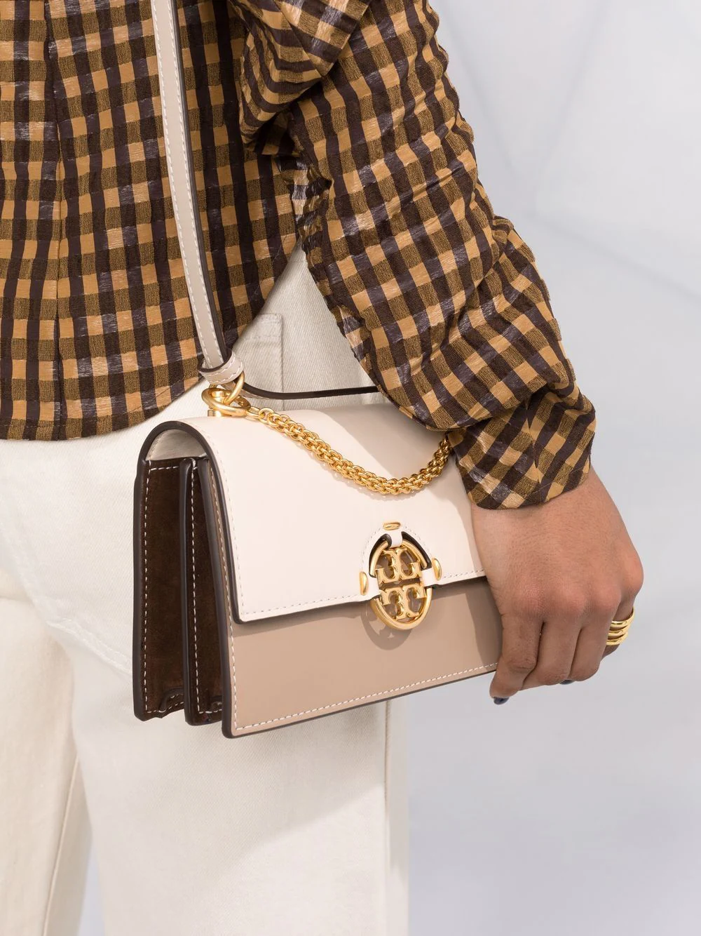 Tory Burch Miller Mini Bag in Brown