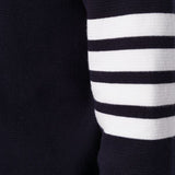 THOM BROWNE - Men Milano Stitch Crew Neck Pullover In Cotton Crepe