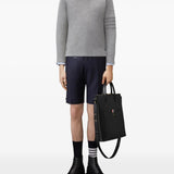 Grey knitwear, front view