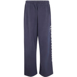 Blue pants, back view