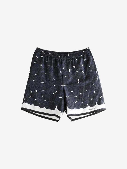 Navy shorts, front view