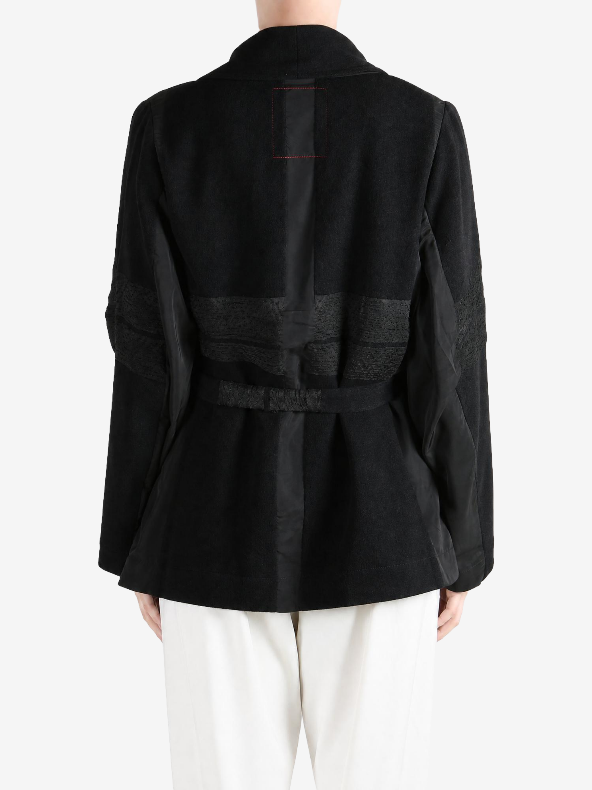 Black jacket, full body view