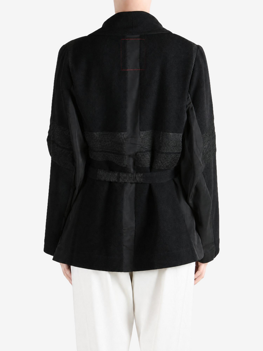 Black jacket, full body view