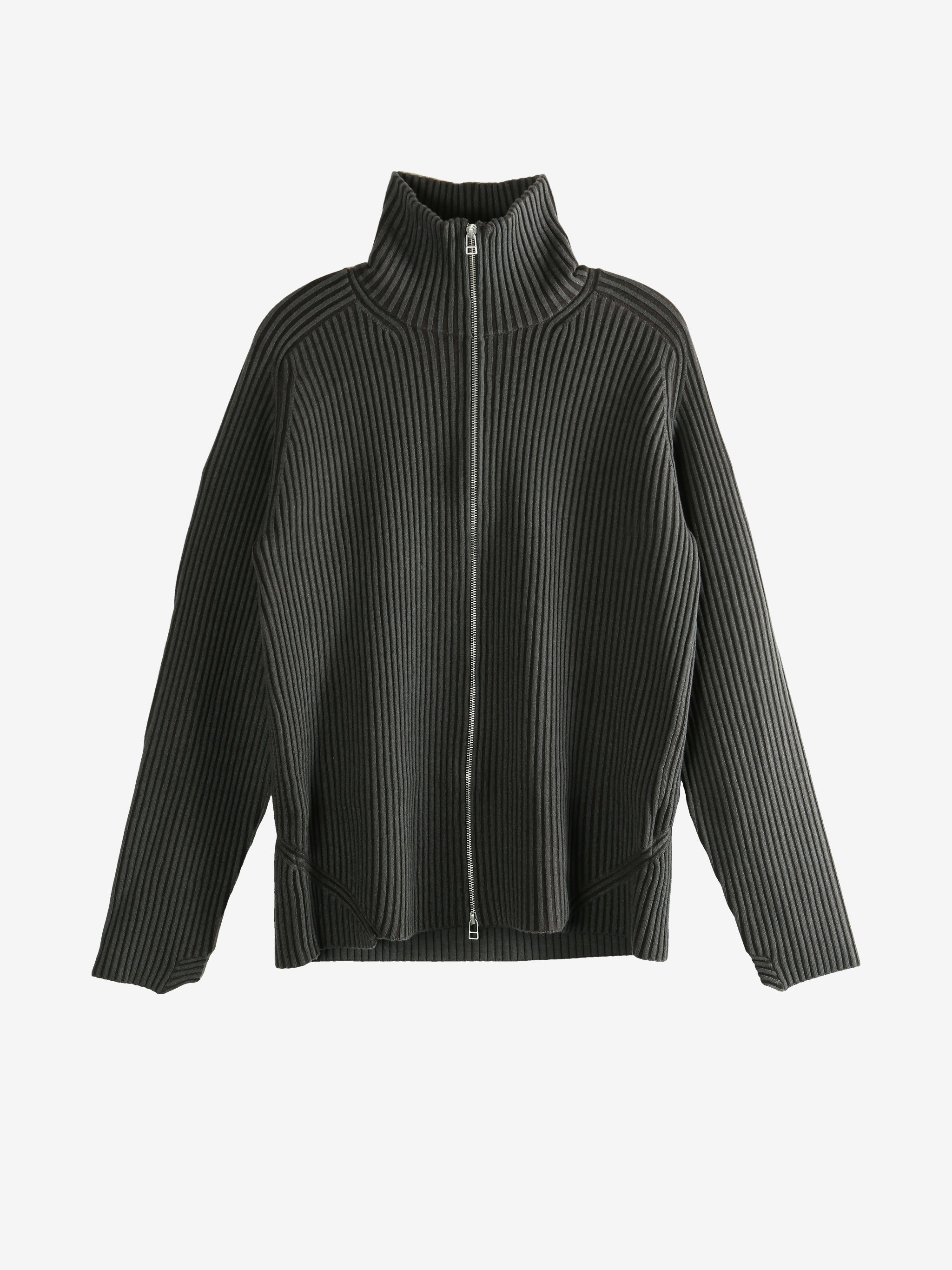 Black knitwear, front view