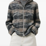 Grey hoodie, full body view
