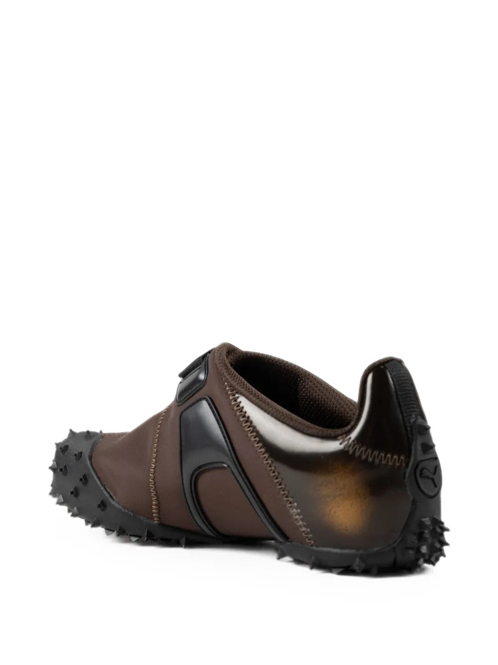 Brown shoes, side view