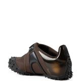 Brown shoes, side view