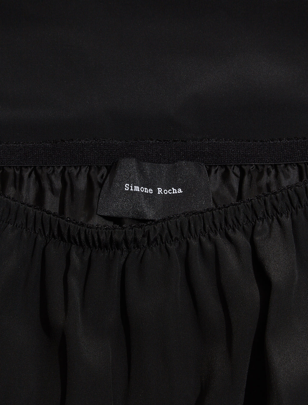 SIMONE ROCHA Women Elasticated Slip Midi Skirt W/ Trim