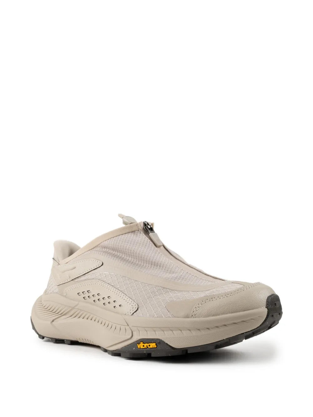 Tan shoes, front view