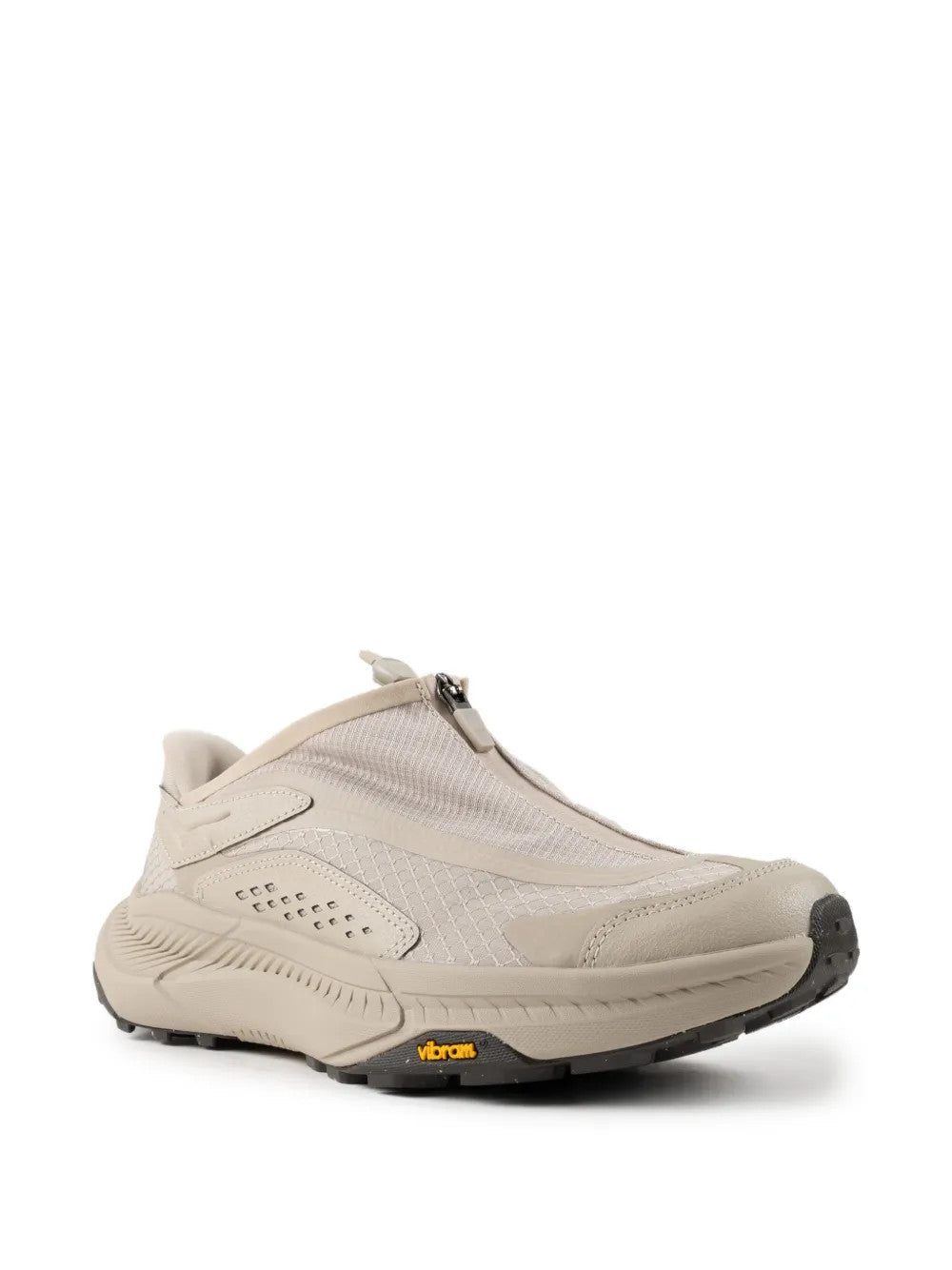 Tan shoes, front view